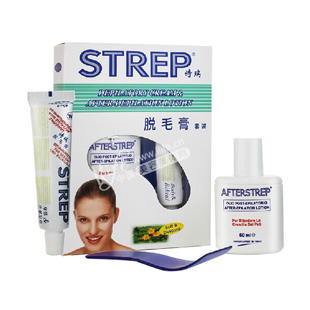 诗瑞(STREP)脱毛膏套装（脱毛膏40ml+修护液50ml/盒）