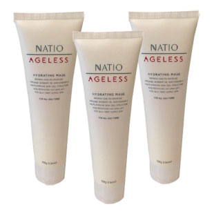 澳洲Natio(Natio)無齡玫瑰果水凝保濕面膜3瓶裝