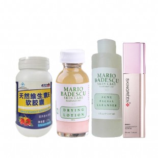 美国Mario Badescu(Mario_Badescu)活细胞嫩肤美颜套装