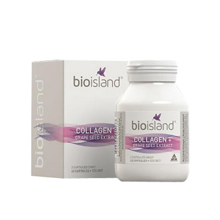 澳洲BIO ISLAND(BIO_ISLAND)膠原蛋白葡萄籽膠囊60粒