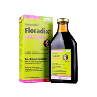 德國Floradix(Floradix)iron綠版鐵元有機(jī)草本滋補(bǔ)口服液500ml【德國原裝版】