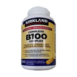 柯克蘭(Kirkland)復合維生素B100300粒/瓶（加拿大版）