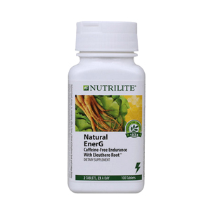 安利纽崔莱(NUTRILITE)人参银杏健忆片100粒/瓶