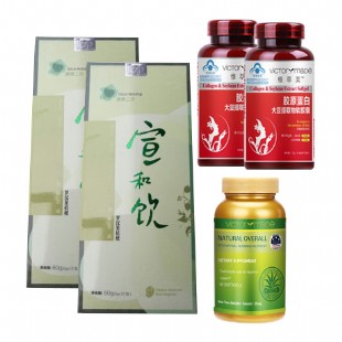 四季康美(SHE)润肺排毒纤体美容套装