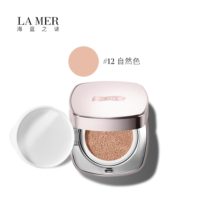 海蓝之谜(LA_MER)谜鎏光焕变气垫粉底液含替èŠ?2号自然色12g*2