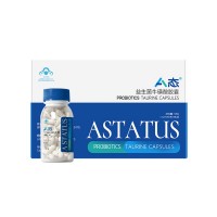 基源牌(Jiyuan)A态益生菌牛磺酸胶囊 0.3g/粒*90粒/瓶*4瓶