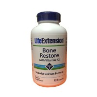 美國Life_extension(Life_extension)沿壽Bone Restore鈣片120粒