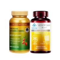 维萃美(Victorymade)玫瑰果维生素C+B族维生素片【健康活力关爱全家体验装（B族维生素片）】