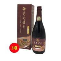 万大酵素(WANDA)五味灵芝综合发酵液【3瓶装】