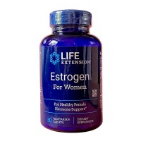 美國Life_extension(Life_extension)沿壽天然荷爾蒙雌激素大豆異黃酮膠囊30粒