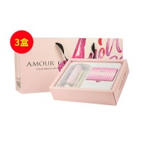 愛沐（AMOUR）多效生態(tài)私護摩絲女性私處護理抑菌止癢粉嫩50ml/瓶*3盒