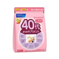 芳珂（FANCL）女性40代40岁综合营养包复合维生素片30袋/包