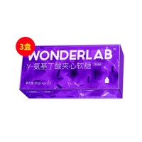 WonderLab(WonderLab)睡眠夹心软糖 GABA安神助深度入睡神器茶氨酸【三盒装】