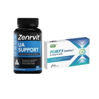 【外調(diào)內(nèi)養(yǎng)套組】澤恩維他( Zenrvit) 雄維他男性膠囊 60粒/瓶+天沛力（TIMPALY）男性外用延時(shí)凝膠 1ML/支*2支/盒