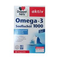 德國雙心(Doppelherz)深海魚油Omega3【德國原裝進(jìn)口版】80粒