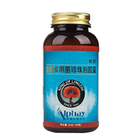 安惠(Alphay)索邦L-乳酸鈣食用菌珍珠粉膠囊 120粒/瓶