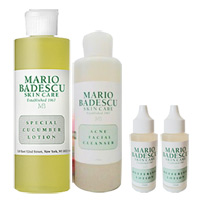 美國Mario Badescu(Mario_Badescu)強力祛痘護膚美容套裝（適用于紅頭膿包囊腫等發(fā)炎癥狀的粉刺）