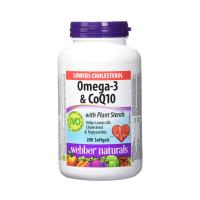 加拿大Webber_Naturals(Webber_Naturals)辅酶CQ10+鱼油Omega3【加拿大版】200粒