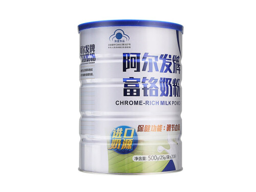 阿尔发富铬奶粉成分表
