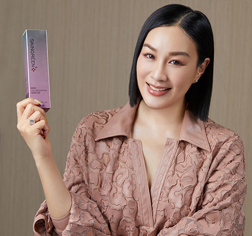 钟丽缇亲情力荐仙格丽青春定格液，一场冻龄女神与美丽的邂逅