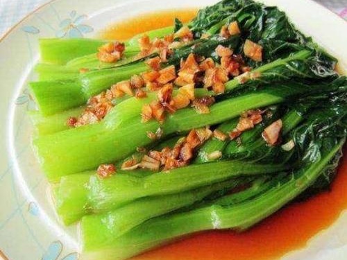 白灼菜心的热???