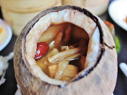 椰子炖鸡的功效与作用