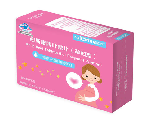 纽斯康牌叶酸片孕妇型怎么吃